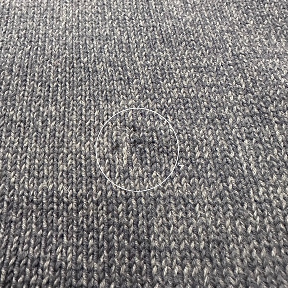 Eddie Bauer Men’s TXL Gray Quarter Zip Cotton Knit Pullover Sweater - Picture 7 of 8